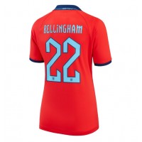 Fotballdrakt Dame England Jude Bellingham #22 Bortedrakt VM 2022 Kortermet